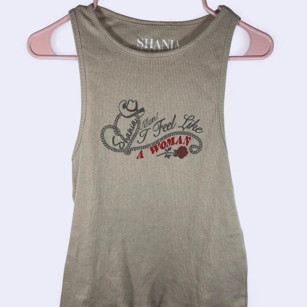 Shania Women's Beige Tank Top